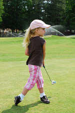 Junior golfer